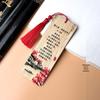 Chinese Bamboo Bookmark: Inspirational Poems for Students and Learning, Creative Gift