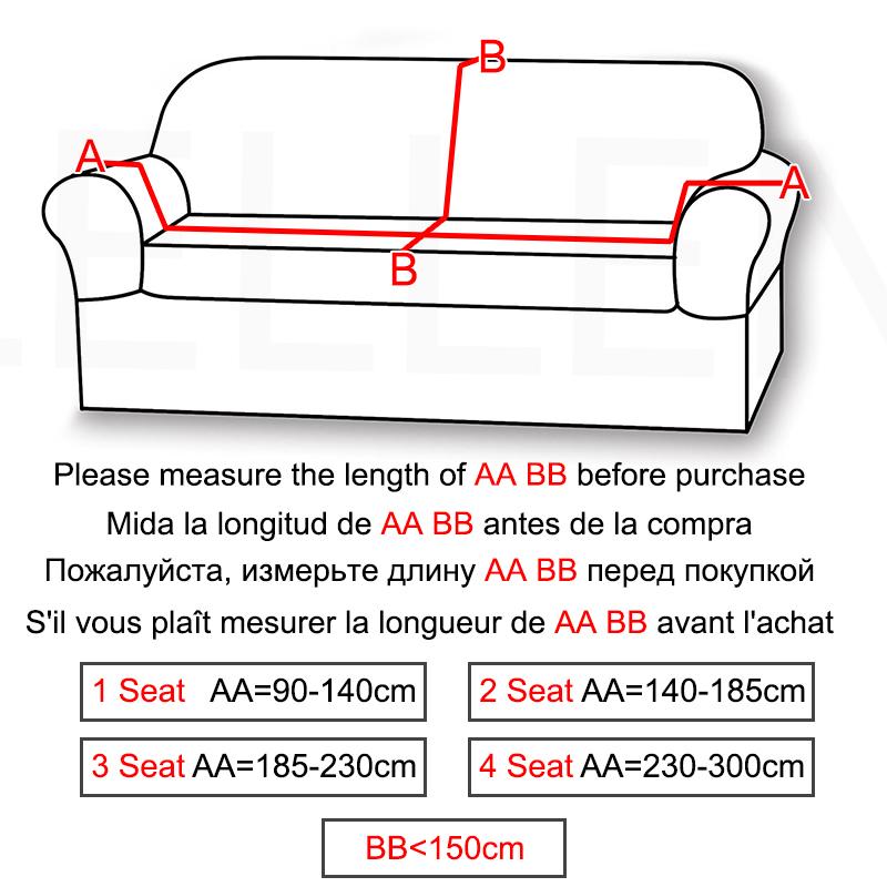 New Velvet Fabric Sofa Covers For Living Room Stretch Soft Sofa Cover High Quality 1/2/3/4 Seats Modern Armchair Covers For Home