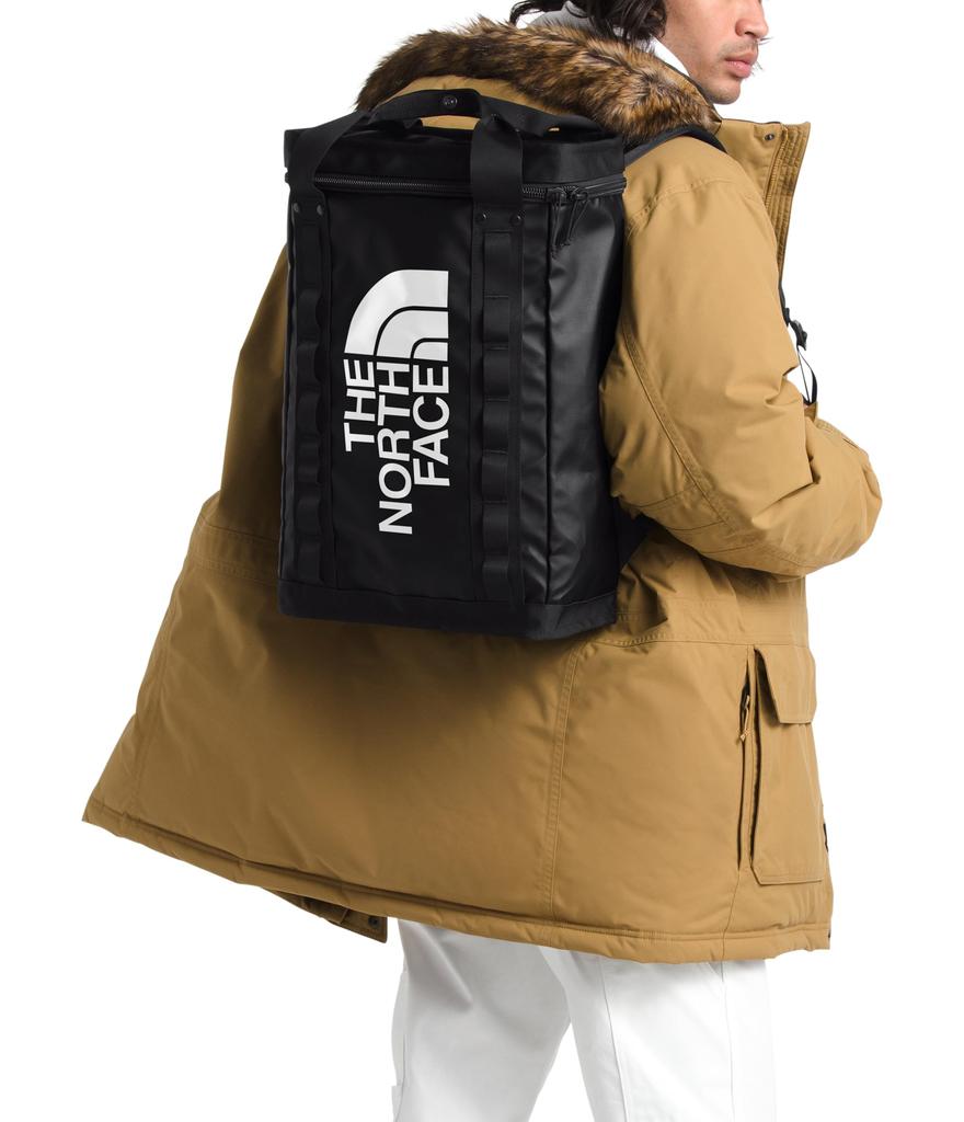 The North Face Explore Fusebox Daypack Backpack TNF OS - Large, Black/TNF White,