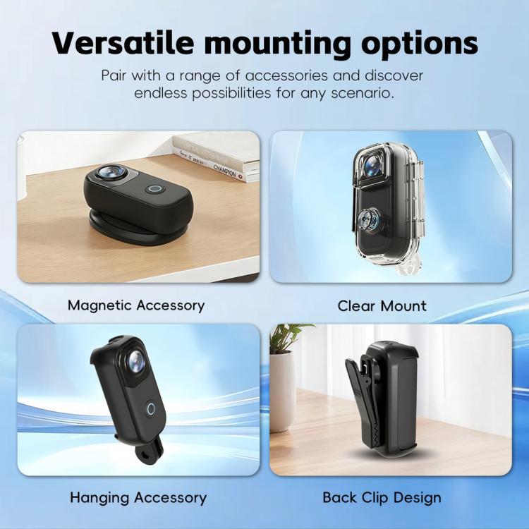 4K WIFI HD Recorder Thumb Action Camera