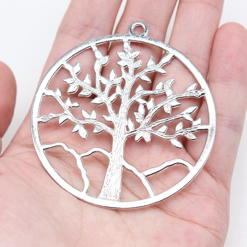 Charms Big Tree Of Life Pendants Wedding Jewelry Findings QC017