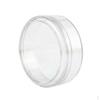 Clear Acrylic Display Case Round Storage Container with Lid, Desktop for Jewelry Boxes Women,