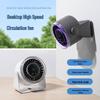 Su Mi Jian Shan 100-Speed Rechargeable Desktop & Wall-Mount Circulation Fan