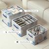 Large Capacity Desktop Snacks Cosmetics Books Toys Storage Boxes Clothing Pants Sundries Folding Organizer Basket