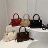 Handbag Women's 2025 New Autumn and Winter Versatile Small Square Bag Premium Messenger Bag Women's Solid Color Simple Shoulder Bag