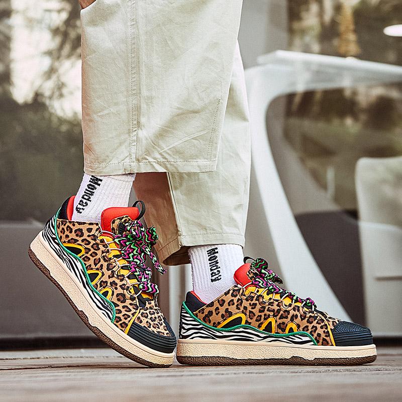 Мужские/женские повседневные кроссовки из микрофибры большого размера для улицы 45 — фото 13