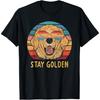 Stay Golden Retriever Hundpresenter T-shirt