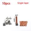 New Double Layer Wood Candle Wicks With Base Candle Wick Core For Homemade Candle Making Supplies Soy Parffin Wax Wood Chip Wick