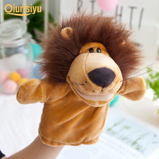 Lovely Duck Puppy Parent-child Interaction Role-Play Toy Plush Puppet Pretend Telling Story Doll Toy Boys Girls Gift