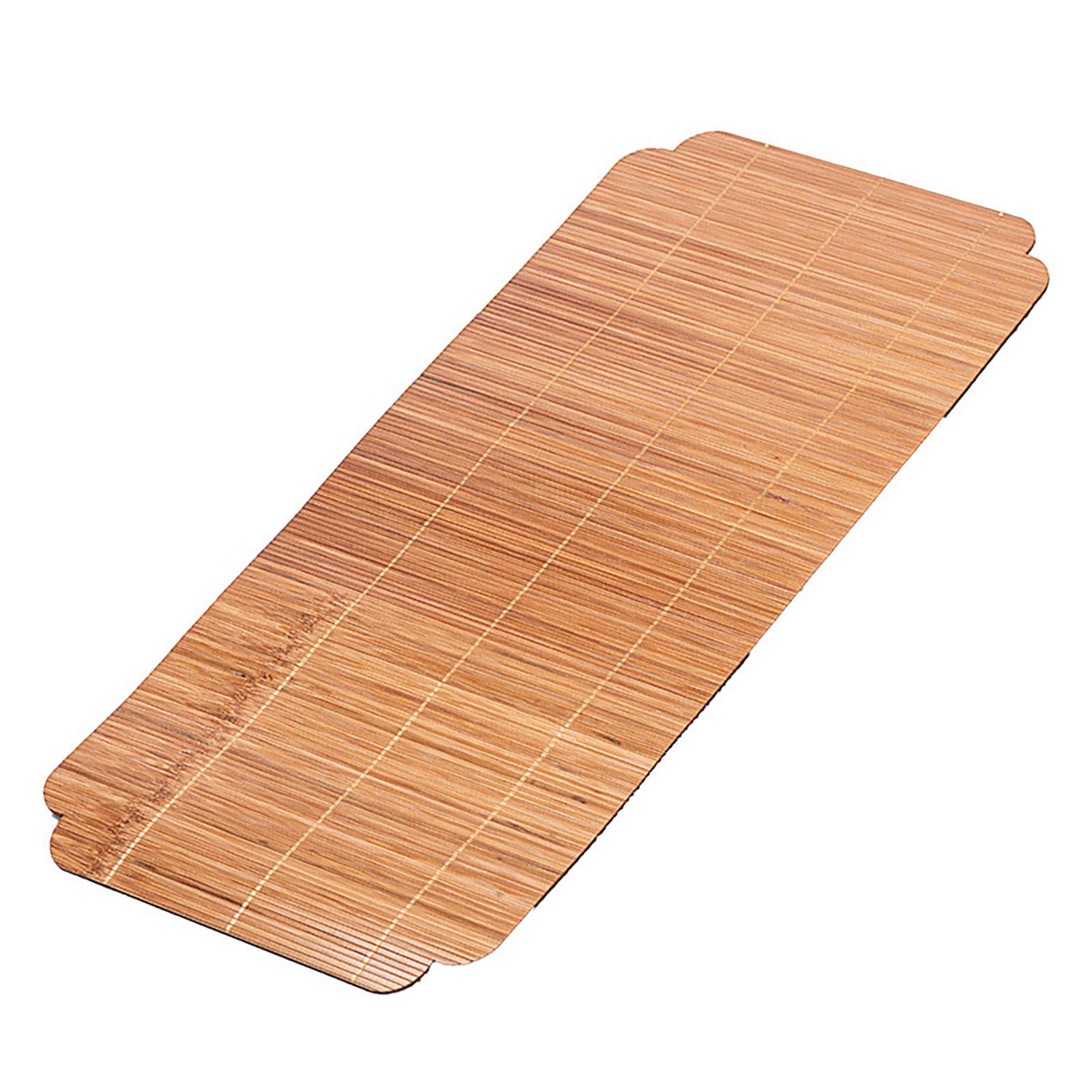 

Чайная подставка из планок, Дзен-эстетика, Ручное плетение, Коврик для чайного сервиза, Водонепроницаемый, Изоляционный, Коврик-дорожка для стола для обеденных столов, Офис