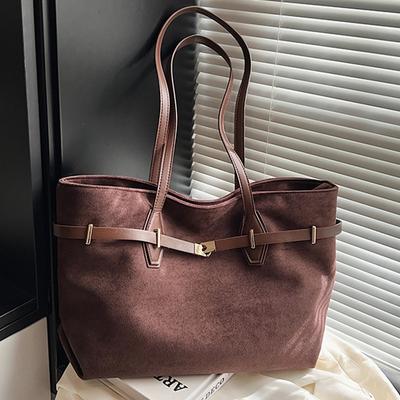 Autumn New Bag Retro Fashion Casual Shoulder Bag Commuter Underarm Bag Portable Large Capacity Tote Bag