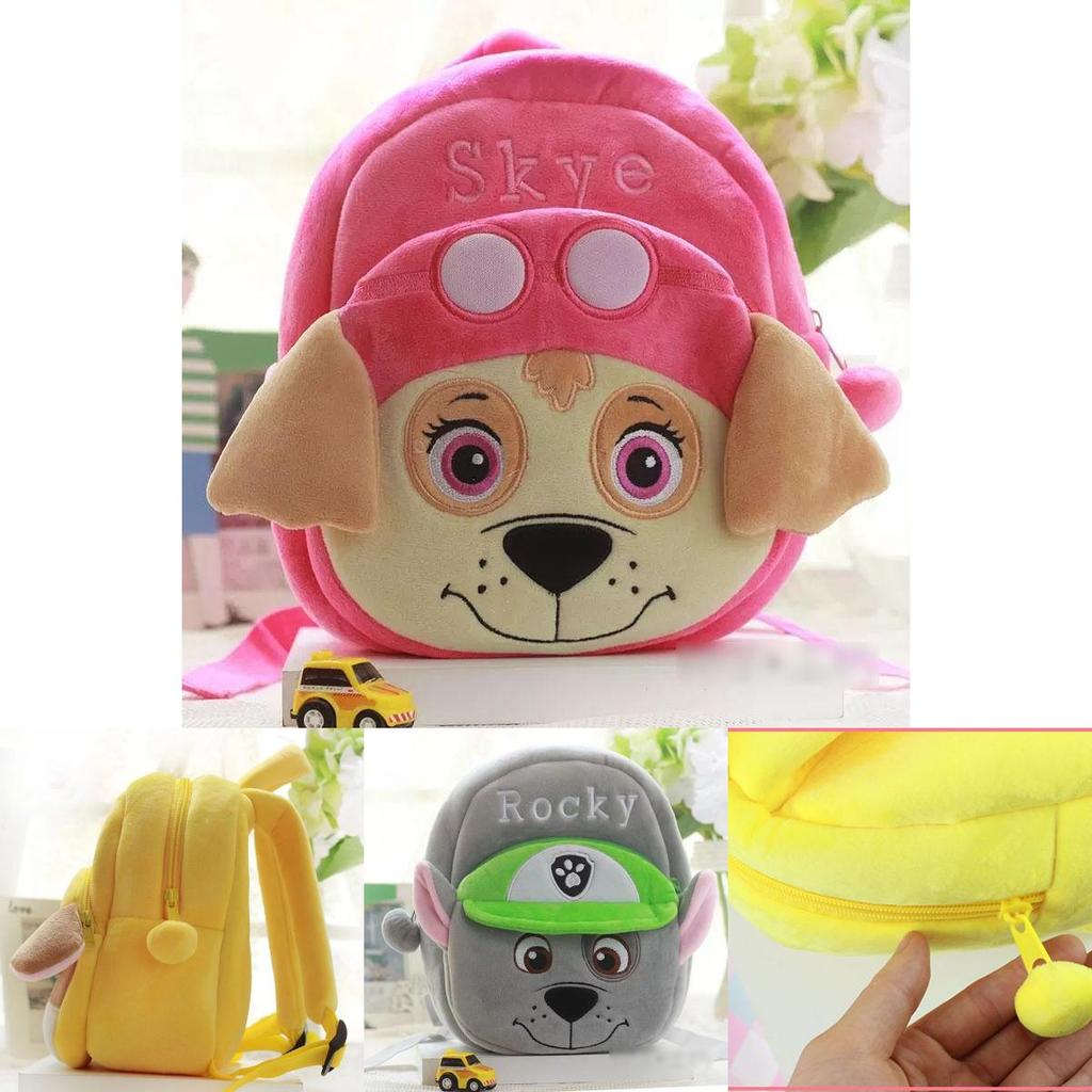 Paw Patrol Plush Backpack Soft Shoulder Bag For Kids Children Schoolbag Gift