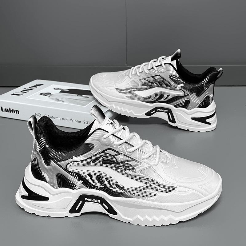 Spring new high-top sports and leisure running shoes Daddy trendy shoes