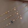 Fashion Creative Gifts Japan Korea Star Moon Bracelet For Women Pink Crystal Pearl Chain Bracelet Jewelry Accessories Party Gift