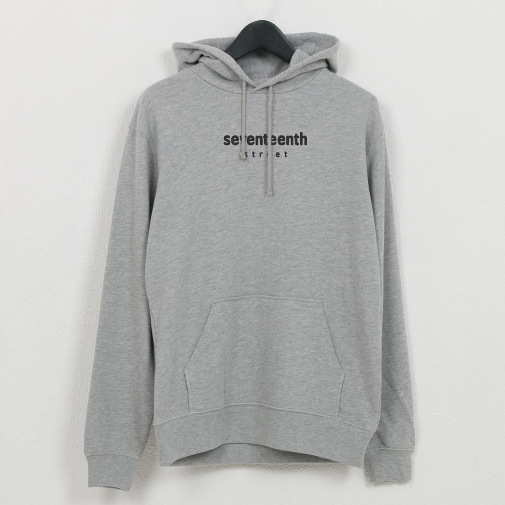 Серый худи Seventeen с флисовой подкладкой Melange (Fleece-Lined) / 2Xl