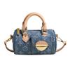 Women's Bag New Pillow Bag Woven Denim Handbag Niche European and American Trend Retro Shoulder Bag Trendy Girl Bag