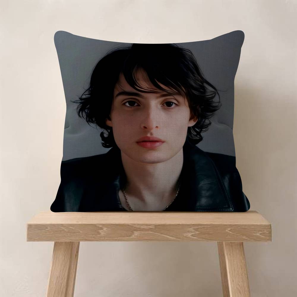 Actor FFinn COOL Wolfhard Cushion Cover Car Throw Pillow Case For Sofa Car Christmas Gift