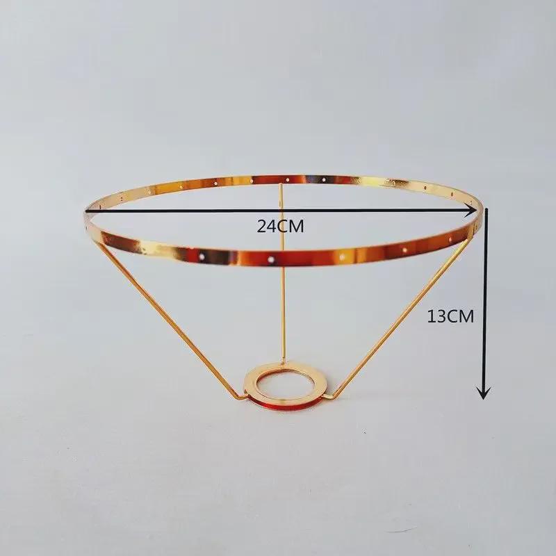 Handgeknüpfte Seilkunst DIY Lampenschirmrahmen: Runde & Eckige Eisenbeschläge für Tischlampen