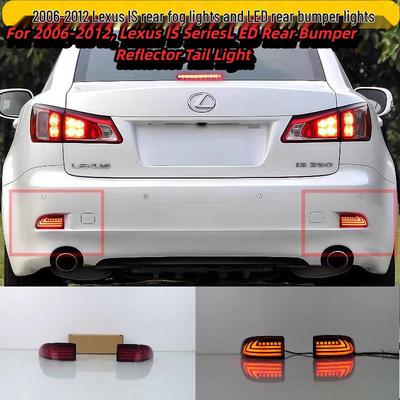 Kompatibel mit 2006-2012 Lexus IS für die Nachrüstung von Nebelschlussleuchten und LED-Stoßstangenleuchten mit sequenziellen Blinkern.