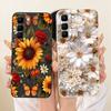 For Infinix Hot 70 X6895 Cute Cat Flower Cartoon Phone Case For Infinix Hot70 Soft Silicone Covers Bumpers