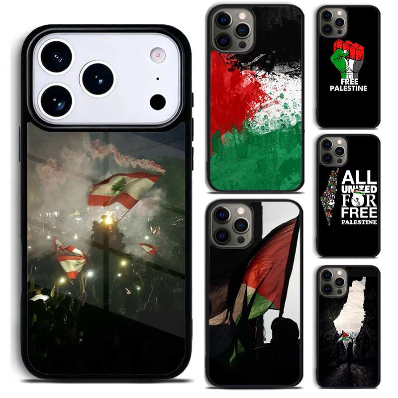 P=alestine Flag Freedom Phone Case for iPhone 17 16 15 Pro Max Air 14 13 12 11 Plus Shockproof Capa Cover
