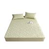 Quilted Waterproof Mattress Cover Embossed Bedding Mattress Protector Anti-mite Anti-bacterial Fitted Bed Sheet No Pillowcase