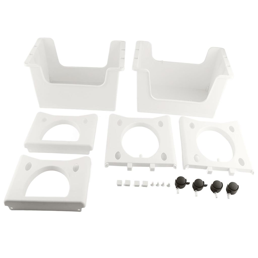 Storage Cart Large Capacity Thickened Mobile Storage Rack with Lockable Casters for Books Toys Seasoning Bottles