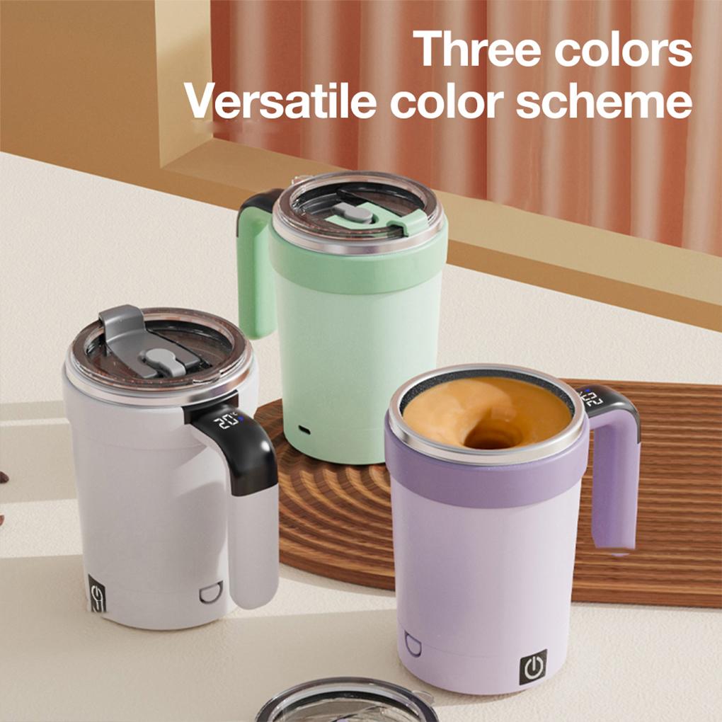 Portable Size Self Stirring Mug Durable Insulated Technology USB Charging Automatic Magnetic Cup