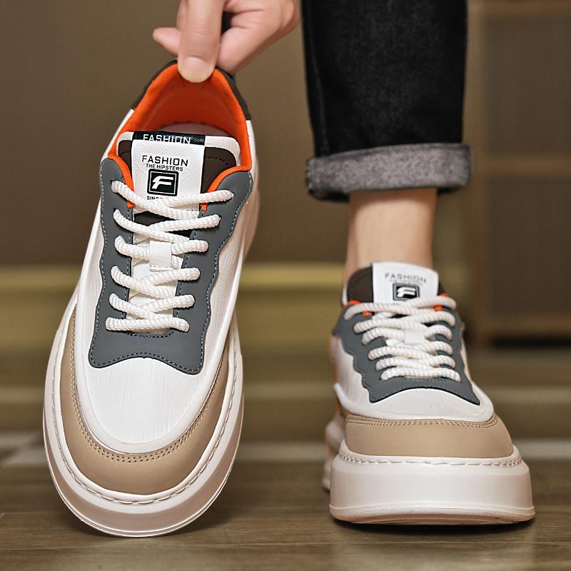Fashion Lace-Up Mens Tenis Shoe Fashion Men's Shoes Fashion Breathable Flat Shoes for Man Outdoor Sneakers 2024 New Arrival Board Shoes