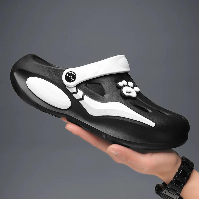 Casual Sneakers Movement Retro Sandals Designer Luxury 2024 Brand Flip Flops Man Summer Brand Shoeing Half Shoes For Men Tennis