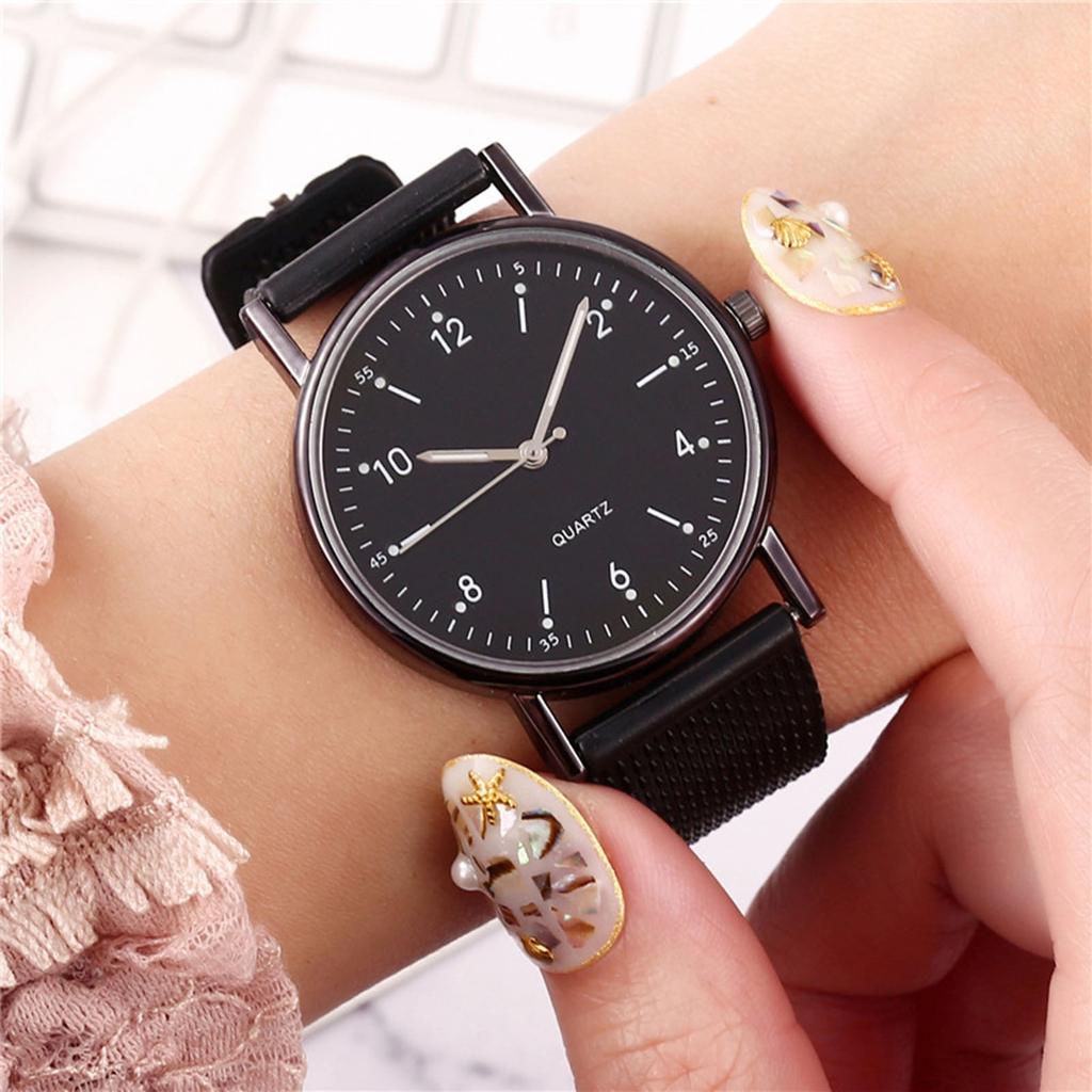 Luminous Ladies Watch Electroplated Silicone Strap Analog Quartz Fashion Temperament Ladies Watch