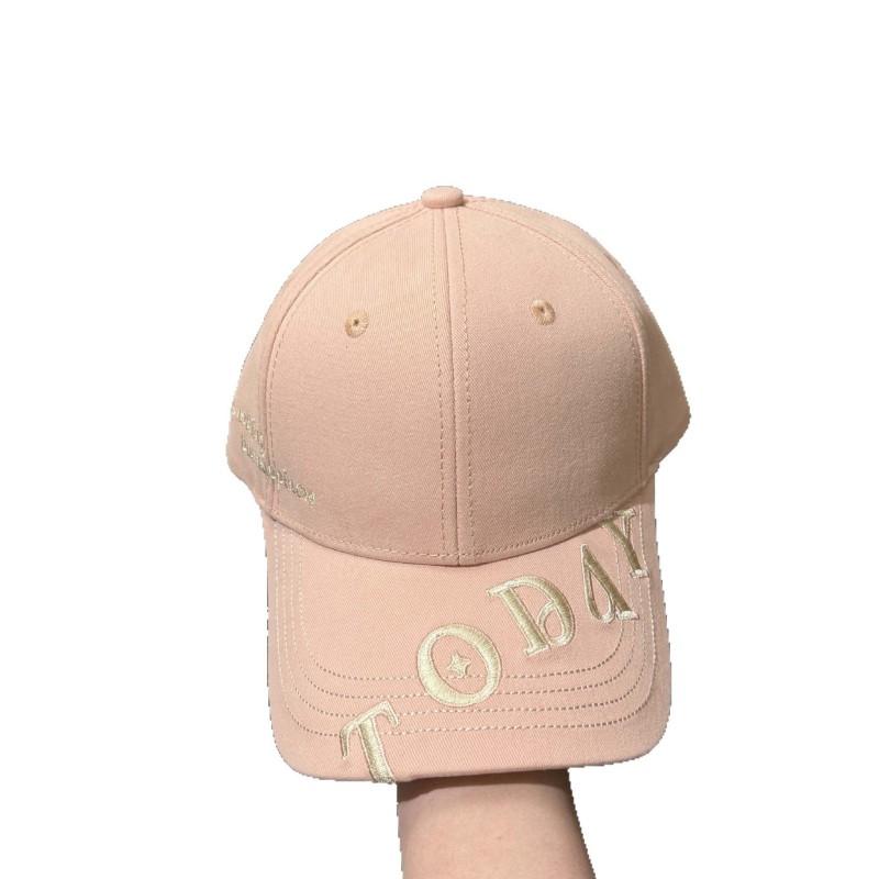 High-Quality Embroidered Baseball Cap Couples Sun Protection Short Brim Adjustable Fashion Hat Outdoor Sports