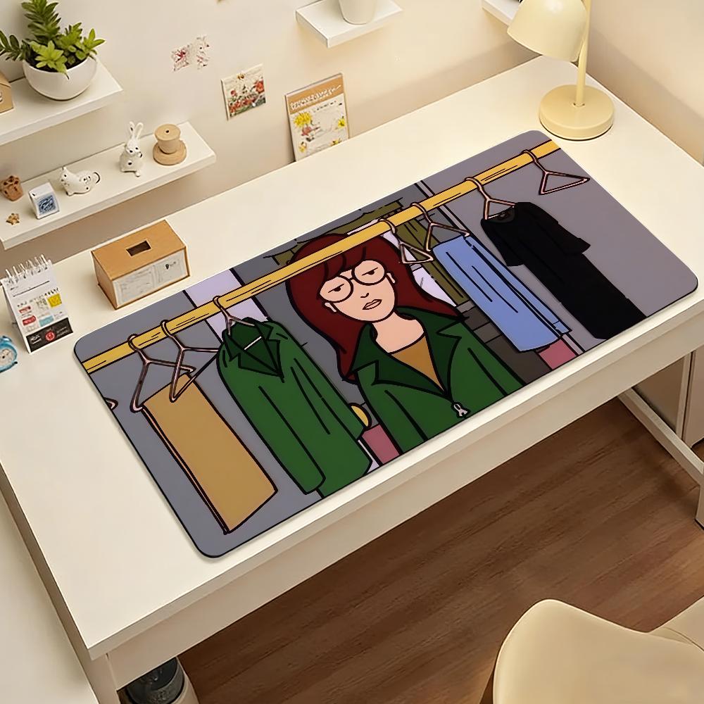 Cartoon DDaria Scene Comedy Funny Mouse Pad Nonslip Desk Mat PC Laptop Accessories Office Keyboard Large Gamers Decoracion