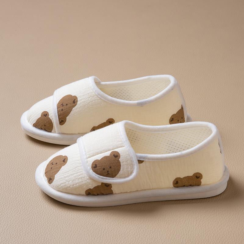 

Новые летние тонкие туфли для послеродового периода женские 2025 для дома, для помещения, послеродовая сумка и нескользящие тапочки на мягкой подошве женские 40-41