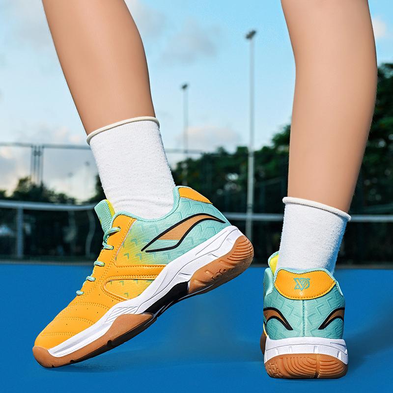 Professional Kid's Training Shoes Badminton Shoes Spinning Table Tennis Shoes Girls Sneakers
