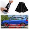 For Chery Tiggo 4/5X 2017- Window Decoration Side Door Frame Cover Bright Black Center Pillar Sticker  exterior