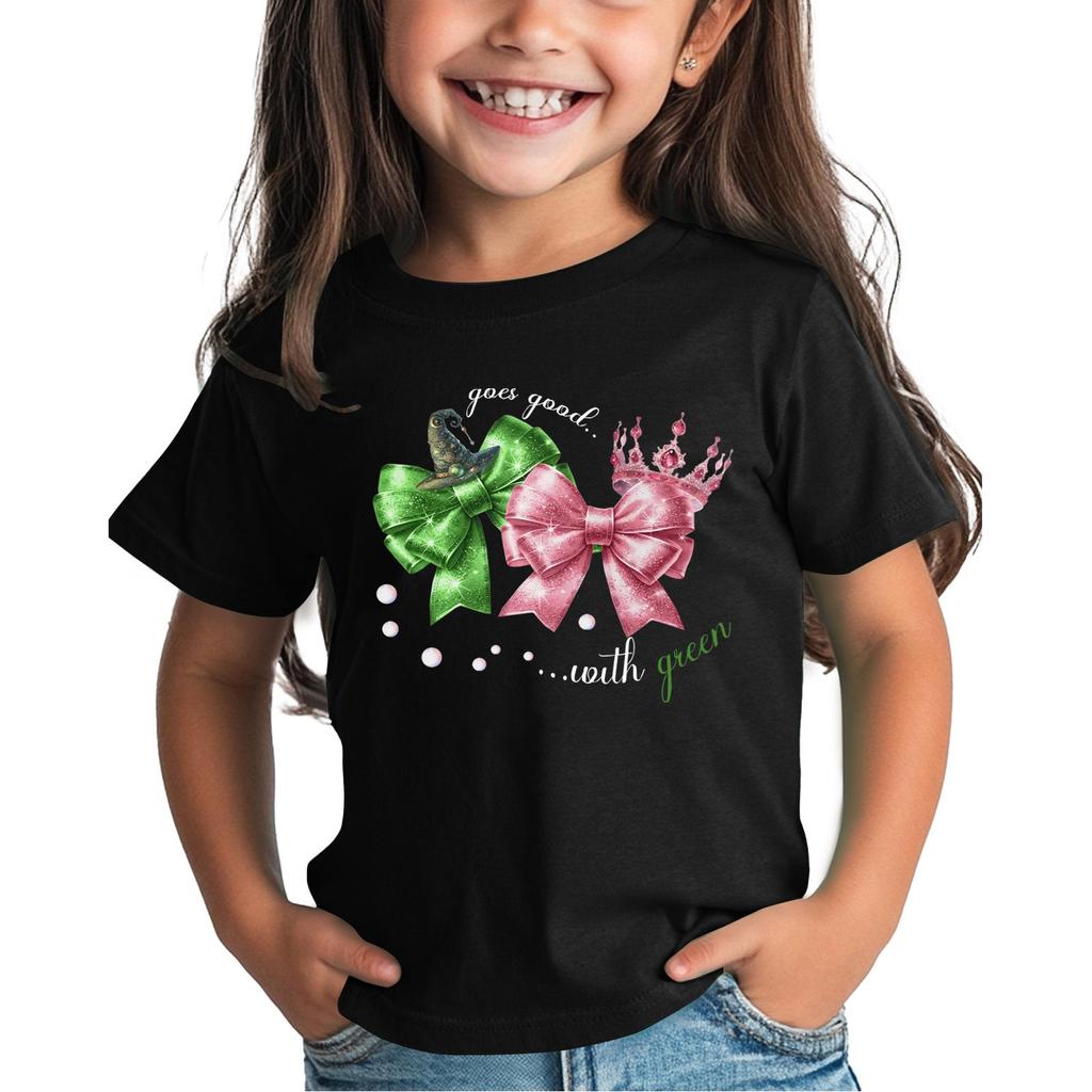 Kinder T-Shirt Jungen Mädchen Bedruckt Farbe Kurzarm Lockerer Schnitt Pullover Tops