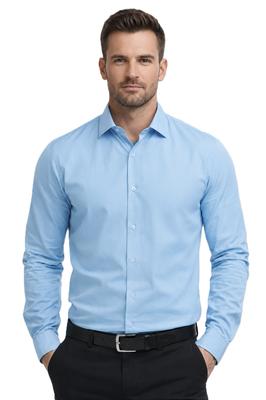 Espada - Men' Slim Fit Shirt - 0798S Blue 60/40