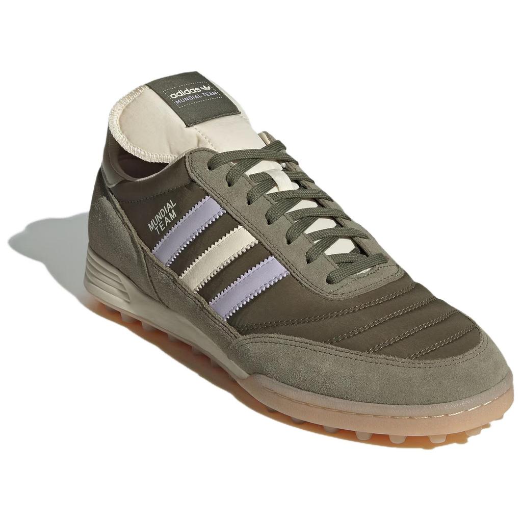 adidas Originals Mundial Team Abriebfeste Fußballschuhe Unisex Grüne Sneaker JI3510
