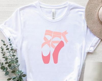Ballet Shoes Shirt, Ballerina Shoes T-Shirt, Ballet T-Shirt, Ballerina Shirt Gift, Cute Dancer Girl Shirt, Dancer Tee Women, Ballerina Tee