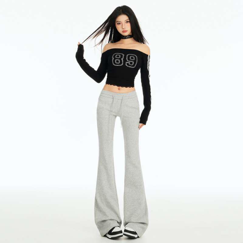 

American Retro Spicy Girl Velvet Bell Bottom Pants - Autumn/Winter Style, Slimming, Versatile, Casual Medium (M)