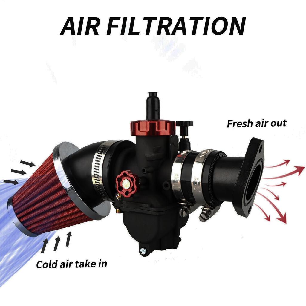 Motorcycle Air Filter, Power Filter, Air , General Purpose, 1.1 inches (28 / 35