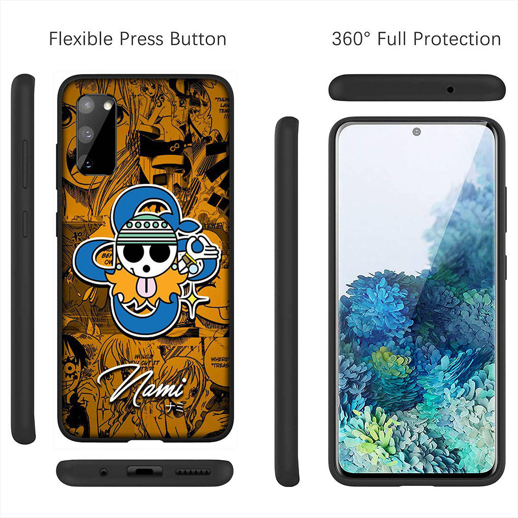 Cover for iPhone 16 15 Xiaomi Redmi Note 14 13 12 11 Pro Max X 8 9 16e Samsung Galaxy S25 S24 S23 Moto E15 OPPO Huawei Nami One Piece Luffy Phone Case