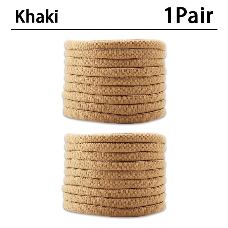 New Half Round High Quality Shoelaces 5mm Width Solid Color Shoelace Sneaker Classic Shoe Laces 1 Pair/3 Pair/5 Pair