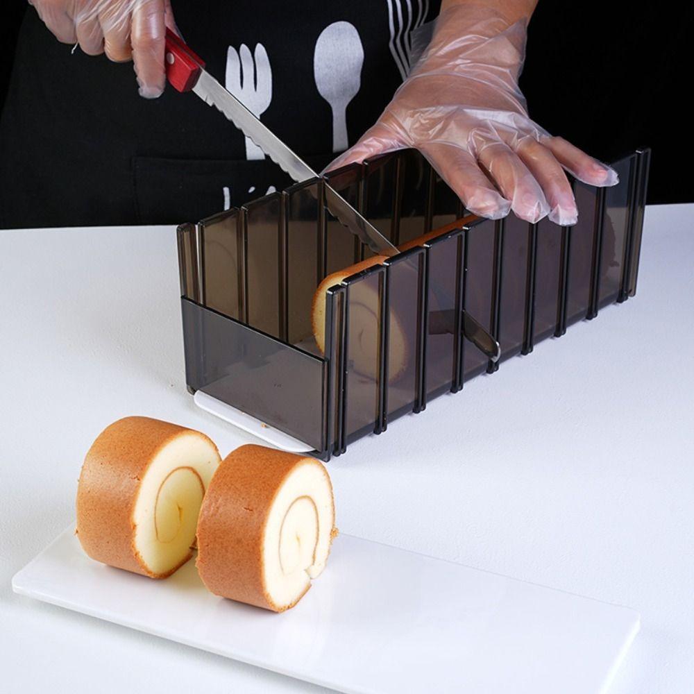 Accurate Cake Roll Cutter Plastic Cake Division Moulds Household Dough Thickness Guide  Bakery