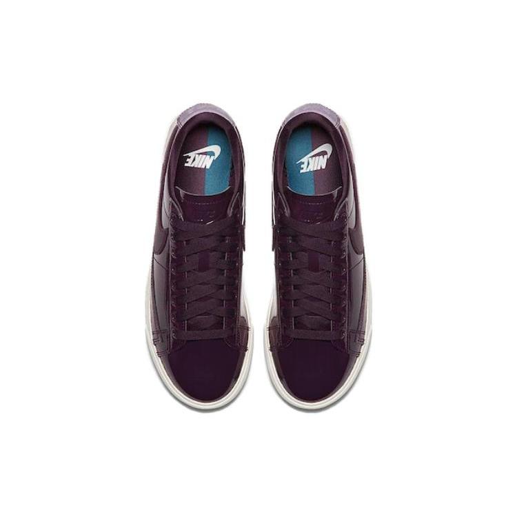 Nike Blazer Nocturne Port Wine Low Top Skateboard Shoes Womens Grape Purple AA1557-600
