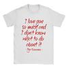 Ilya Rozanov I Love You So Much Quote Hip Hop TShirts  Pure Cotton Tee Shirt for Man Y2K Basic Wholesale Short Sleeve Clothing