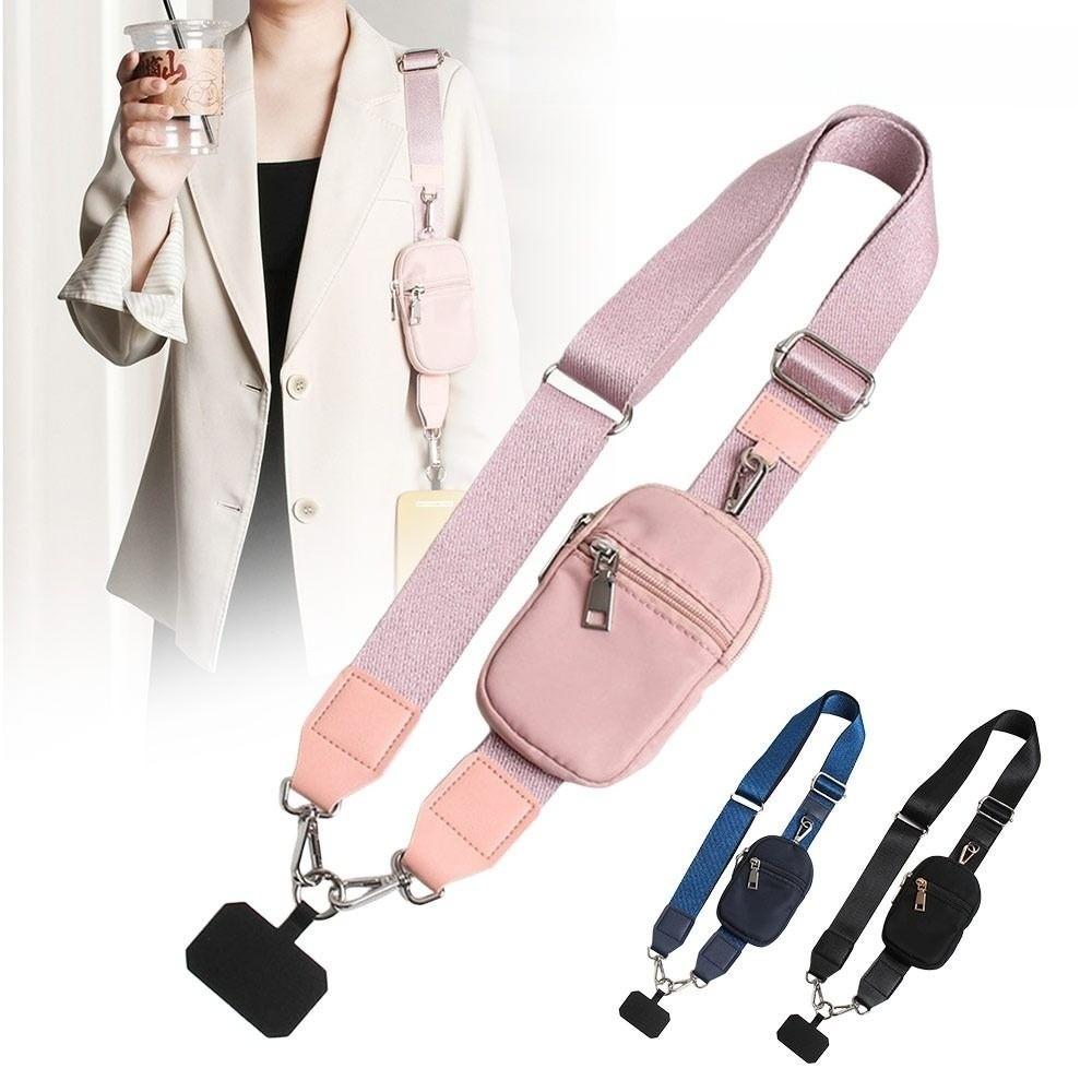 Multifunction Adjustable Phone Lanyard Crossbody Strap with Wallet Phone Crossbody Bag