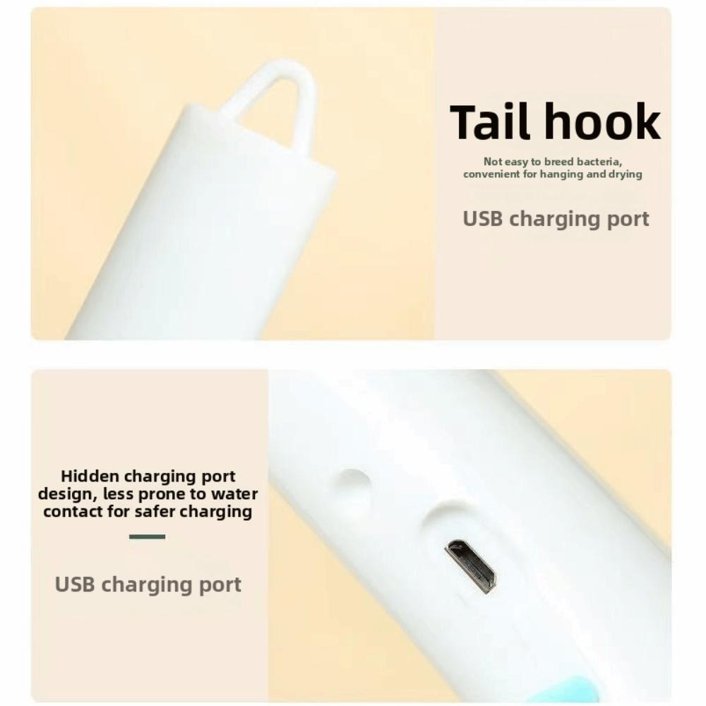 USB dobíjecí kartáč Elektrický rotační kartáč na mytí nádobí Nový čistič koupelny Kuchyňské použití