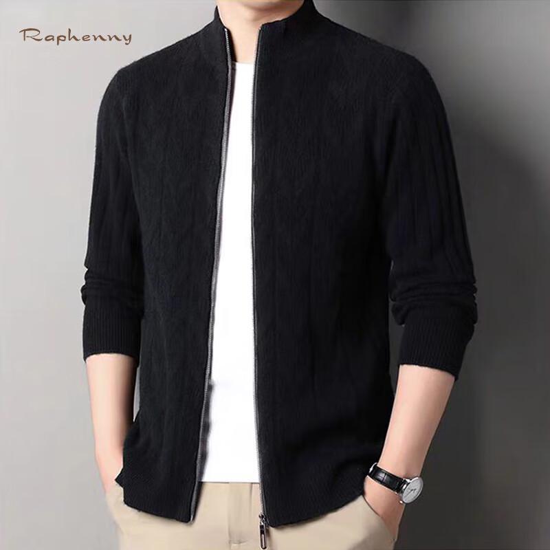 

Raphenny Men s AM832 Half-Zip Wool Sweater 2XL